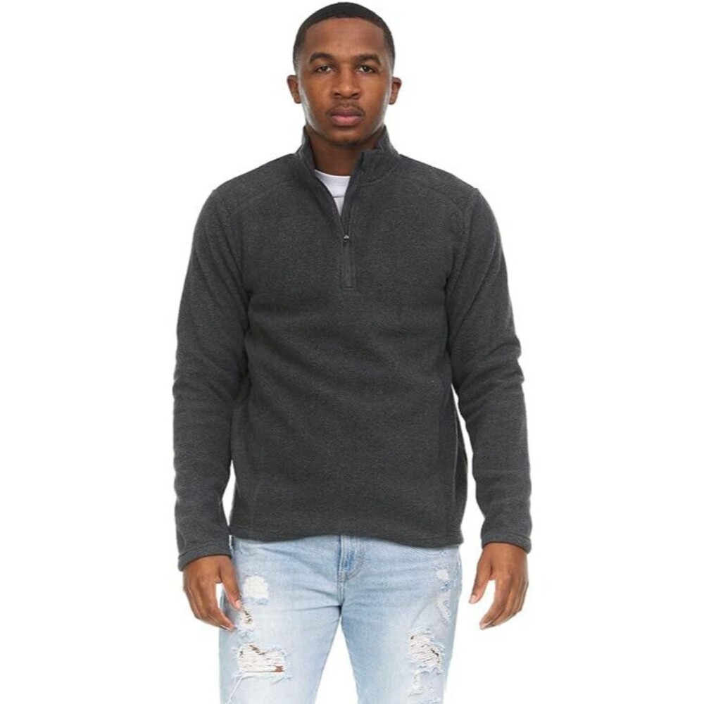 Swiss Alps Mens Quarter Zip Performance Polar Fleece Pullover Sweatshirt, XXL‎